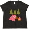 thumbnail image 3 of Inktastic Summer Camp Girls Camping Women's Plus Size T-Shirt, 3 of 5