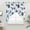 Blue, variant on Purple Polka Dots Swag Valances for Windows 2 Pack, Kitchen Window Curtains 36 Inch Length, Modern Abstract Art Privacy Swag Curtains for Living Room/Bathroom with Rod Pocket 36"x36"
