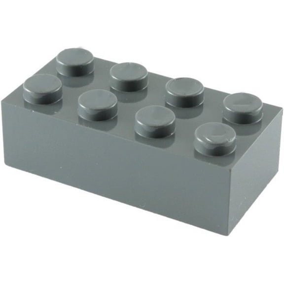 dreambuilderToy 2x4 Gray Building Bricks: Pack of 180, Grey Building Blocks Alternative Option to Leading Brand 2x4 White Bricks (Frey)