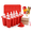 Red, variant on Preminente Popsicle Molds, 10-Cavity Silicone BPA Free with Lid & Sticks – Reusable Ice Cream & Homemade Popsicle Maker