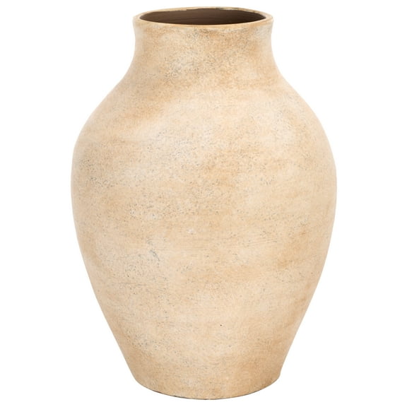 SAFAVIEH Mesa 14" Solid Natural Stoneware Rustic Vase