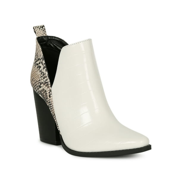 pointed ankle booties