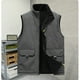 thumbnail image 2 of Kalauyu Men's Sherpa-Lined Vest, Mens Loose Fit Winter Insulated Workwear Mock-Neck Vest, 2 of 4