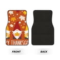 thumbnail image 2 of Balery Happy Thanksgiving Three Gnomes Juego de 4 Alfombrillas para Auto, Revestimientos de Caucho Resistente, Diseño Antideslizante, 2 of 7