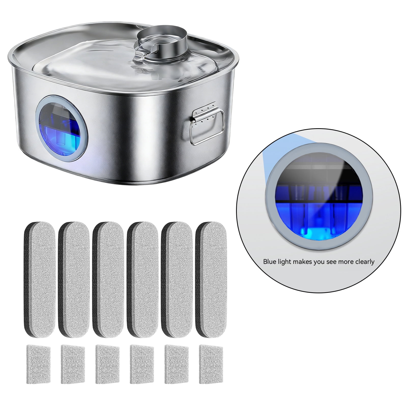 USB Power Pet Water Fountain Stainless Steel Large Capacity Quiet Operations Easy Maintenances Water Dispenser For Dog