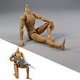 thumbnail image 4 of Cuerpo de figura de acción masculina Perfecl Cuerpo Desnudo Masculino Esqueleto Flexible 1/12 escala, 4 of 8