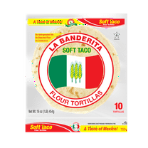 La Banderita Soft Taco Flour Tortillas, 16 oz, 10 Count