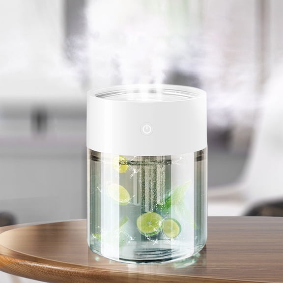Deeceymbur Humidifier Three Nozzle 67.63fl oz Large Capacity with 7 Color Lights 3 Spray Modes for Large Rooms