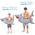 thumbnail image 4 of Pool Float GoFloats «Great White Bite» Shark para niños y adultos, 4 of 6