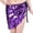 Purple, variant on Xfvqtps Woman Sequin Dance Skirt Triangular Belt Belly Dancing Waist Towel Waist Chain Hip Towel Performance Skirt Purple