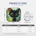thumbnail image 3 of Honeii Cute Big-Eyed Black Cat Print Foldable Car Sun Shade for Windshield, 2-Piece UV Protection Shade, Protects Car Interior, Ideal for Cars, Trucks, SUVs-Large, 3 of 6