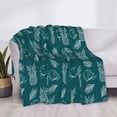 thumbnail image 3 of Yiaed Tropical Pineapple Print Blanket Throw Blanket Soft Cozy Flannel Blanket for Home Bed Sofa Couch Chair-50"x40", 3 of 6