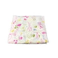 thumbnail image 1 of 100% Muslin Cotton Baby Swaddle Blanket (Aqua Pink) 47"x47", 1 of 2