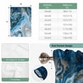 thumbnail image 6 of Blue Gold Marble Balloon Curtains 63 Inch Length for Living Room/Bedroom, Modern Abstract Geometric Gradient Rod Pocket Privacy Door Curtains Decorative Tie Up Shade for Window 52"x63", 6 of 8