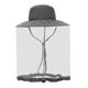 thumbnail image 2 of Sombrero de red para la cabeza Yuyangstore sombrero de pesca Boonie al aire libre Gris oscuro, 2 of 8