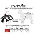 thumbnail image 2 of Peak Pooch No Pull Dog Harness for Medium Dogs Red, 22-31" Chest M, 2 of 3