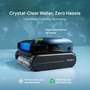 (2026 Upgrade) Beatbot A100 Pro Pool Robot Vacuum, 5-in-1 Cleaning with Smart Surface Parking, Clarifies & Skims Water, Ideal for Inground Pools up to 3,299 Sq.ft - Ice Blue