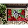 thumbnail image 3 of Carolines Treasures CK1287JMAT Alaskan Malamute Poinsettas Door Mat Indoor Rug or Outdoor Welcome Mat 24x36 Doormat, 3 of 4