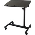 thumbnail image 5 of FCH Adjustable Laptop Stand with Tilting Function Rolling Lap Desk Cart Mobile Computer Table,Black, 5 of 8