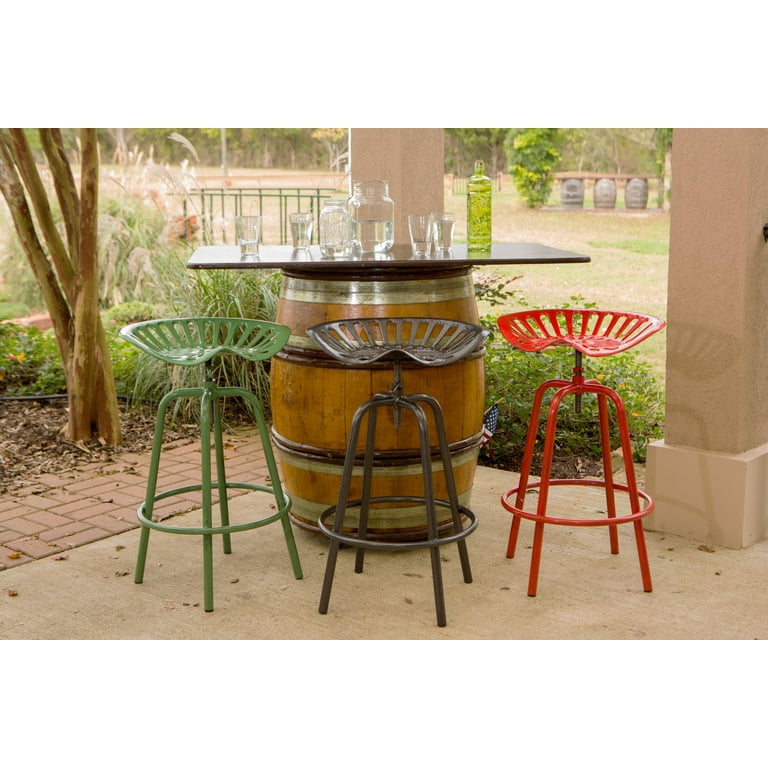 Leigh Country Tractor Seat Swivel Stool Red Walmart