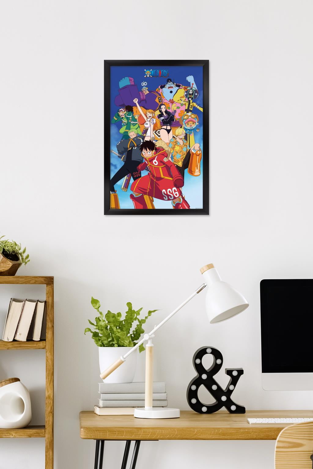One Piece: Egghead Arc - Voyage 2 Group Wall Poster, 14.725" x 22.375" Framed