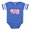 Royal Blue, variant on CafePress - Best Friends Pink New - Cute Infant Baby Football Bodysuit
