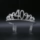 thumbnail image 2 of Tiara de cristal con diamantes de imitación para cumpleaños, corona de reina, diadema para fiesta de baile, peines para el cabello, broche para recuerdo de fiesta de cumpleaños número 40 para mujer, 2 of 5