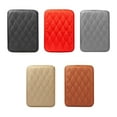 thumbnail image 4 of Car Armrest Waterproof Pad Center Console Seat Box Mat Cushion Scratch-Resistant Leather Universal Guard Auto Interior Accessory Gray, 4 of 9