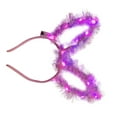thumbnail image 4 of Pxiakgy Hot Sale!! Light Up Headbands Led Bunny Ears Headband Easter Christmas Hair Accessories for Women and Girl Flashing Led Luminous Ears Headband Christmas Flashing Luminous Headband B One Size, 4 of 6
