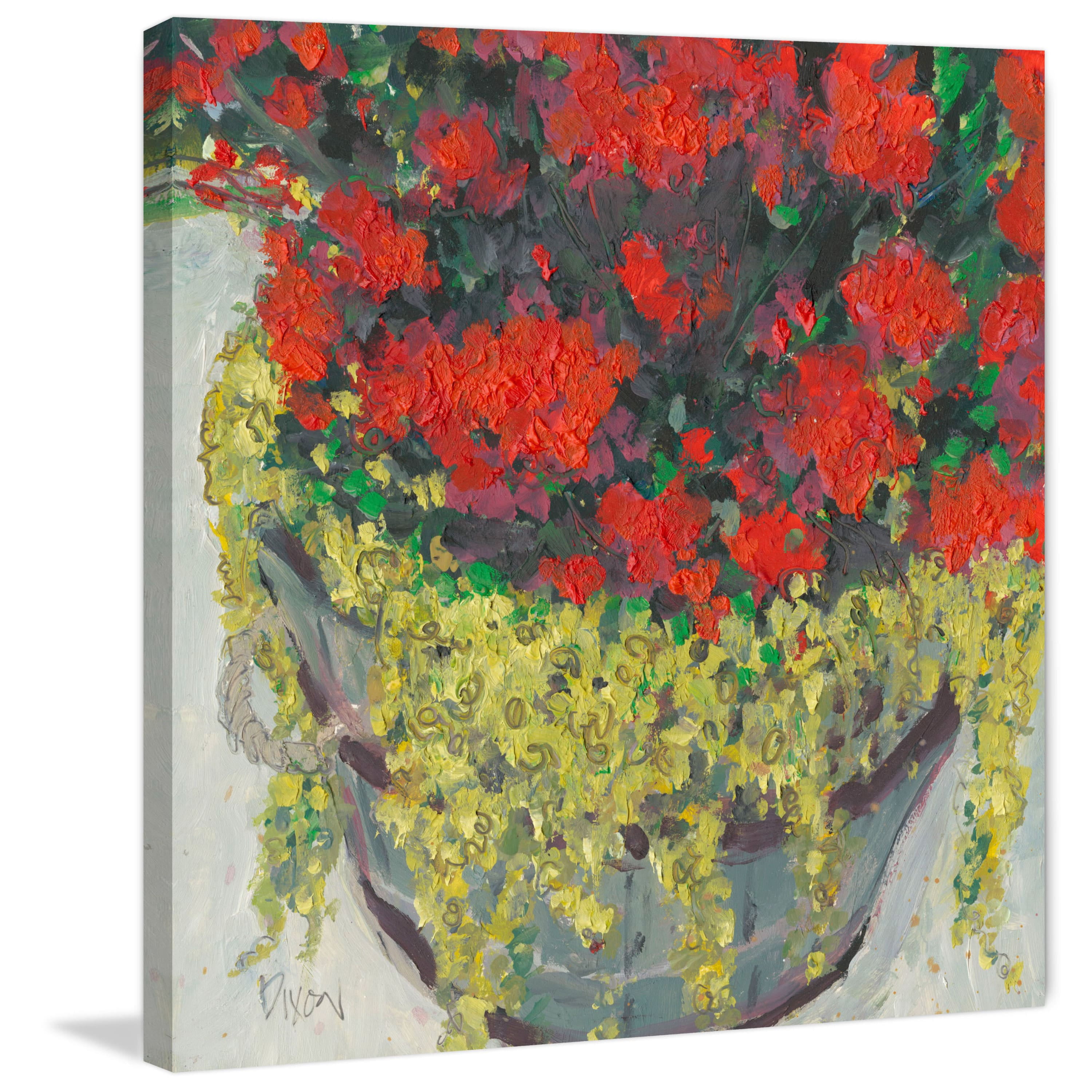 Marmont Hill "Potted Plant III" Painting Print on Wrapped Canvas