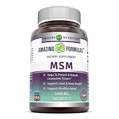 Amazing Formulas MSM (Methylsulfonylmethane) Dietary Supplement 1000