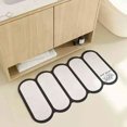 thumbnail image 3 of living room   household door mat, outdoor carpet Grey My Lux Decor Round, 3 of 3