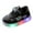 O-Black, variant on Xudanell Dress Shoes for Boys Hook Loop Basketball Shoes Rubber Light Up Shoes Toddler Sneakers