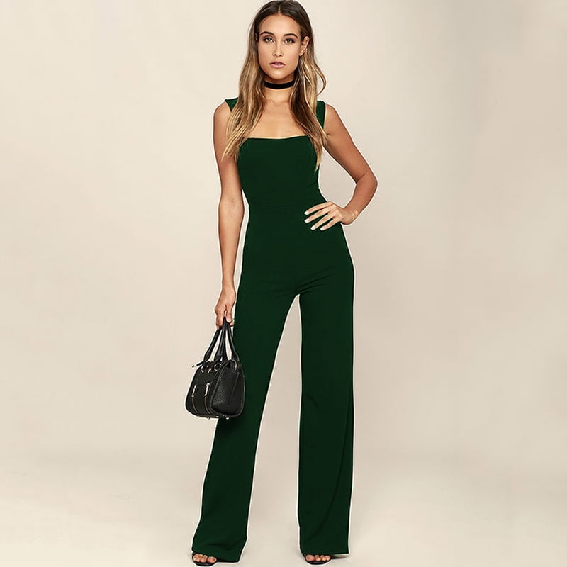 square neckline jumpsuit