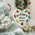 thumbnail image 6 of Thanks for Being an Awesome Friend Heart Ornament, Christmas Thanksgiving Decorations,Thank You Gift for Women, Men, Colleagues, Boss, Friends, Souvenir Heart-Shaped Ornament, 6 of 6