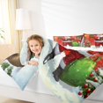 thumbnail image 4 of Feelyou Kids Santa Claus Full Size Comforter Sets, Dreamy Fairy Tale Bedding Comforter Set, Christmas Rabbit Animal Reversible Bedding Sets, Ultra Soft Home Decor, 3pcs, 4 of 8