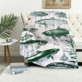 thumbnail image 4 of FCXZI Flannel Blanket for Couch Bed Sofa Fish Water Plants Design 40*50in, 4 of 7