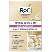 Roc Retinol Correxion Line Smoothing Night Serum Capsules, 10 Ct