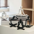 thumbnail image 4 of 4PCS Thinker Statue Office Decor Desk Decor, Abstract Decor Art Sculpture Ornament Coffee Table Decor Bookshelf Decor Modern Home Decor Home Decorations for Living Room, 4 of 9