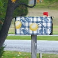thumbnail image 4 of Yayeee Mailbox Cover Magnetic Standard Size Post Box Cover Wrap Decor, Light Lemon, 4 of 9