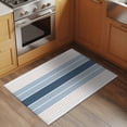thumbnail image 3 of 2x3 Washable Area Rugs,Blue Stripes Abstract Geometric Non-Slip Soft Rug Indoor Carpet,Floor Rugs for Living Room Bedroom, 3 of 9