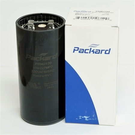 

Packard PRMJ189 Motor Start Capacitor. 189-227 MFD UF / 330 VAC