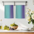 thumbnail image 3 of Teal Purple Ombre Kitchen Towels Set of 2, Modern Art Abstract Aesthetics Absorbent Dish Towels for Kitchen, Microfiber Hand Towel, Quick Drying Tea Towel for Cleaning Decorative Dishcloths, 3 of 7