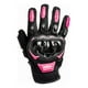 thumbnail image 2 of Guantes Para Motociclista Rosa Dama Negro Con Protecciones Talla M, 2 of 8
