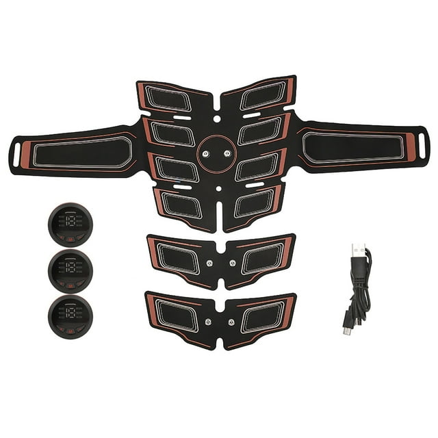 Cinturón tonificador EMS para abdomen y extremidades para entrenamientos cómodos Orange Fitness Muscle Trainer