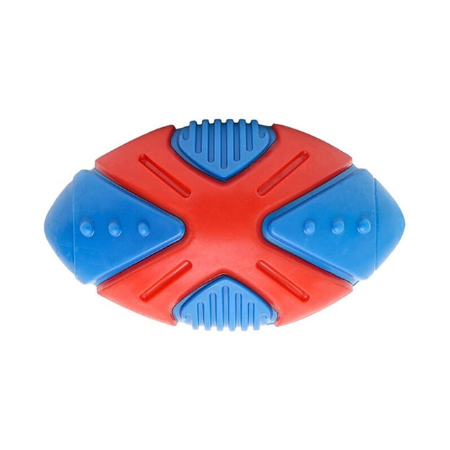 Greeniant Juguete para masticar mascotas elasticidad TPR entretenimiento juego interactivo animales entrenamiento juguetes suministro para el patio de la Suministros para perros Fútbol Greeniant PT003917-02B