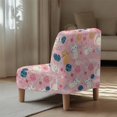 thumbnail image 5 of HELLHERO Cats Anti-Wrinkle Stain Protection Armless Slipper Chair Protector Elastic Bottom Armless Accent Chair Protector for Armless Chair, 5 of 8
