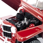 1955 Willys Jeep Station Wagon Dark Blue and White 1/18 Diecast Model Car by Road Signature