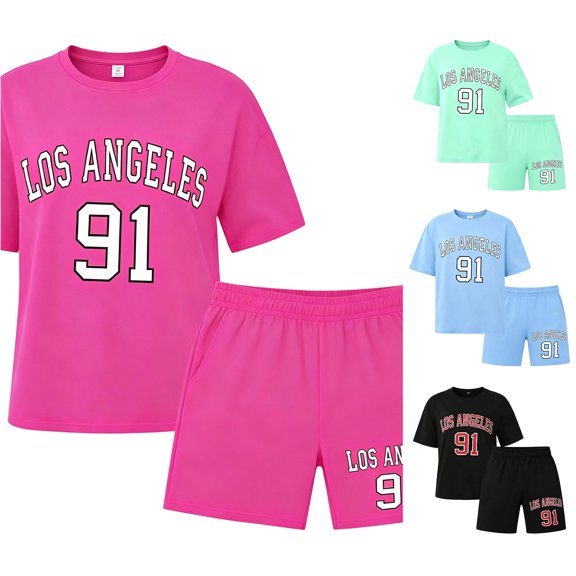 Shachafan Girls Printed T Shirt And Shorts Casual Streetwear Outfit For Kids Baby Girl Leggings 3-6 Months