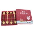thumbnail image 1 of 1 Set Delicado Postre Spoons Lovely Steel de acero inoxidable Café de Offe Cucharas, 1 of 7